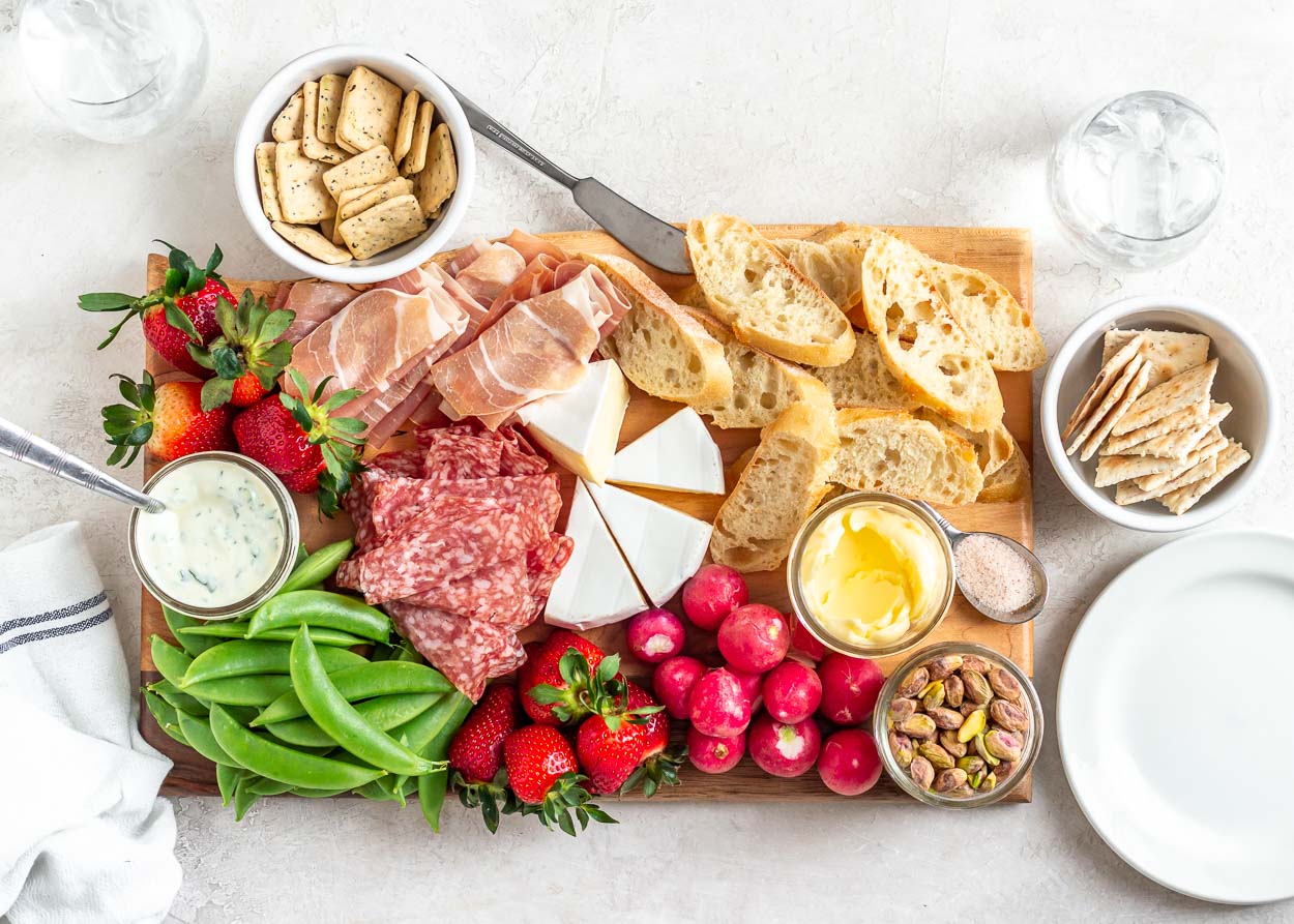 Early Summer Charcuterie Board