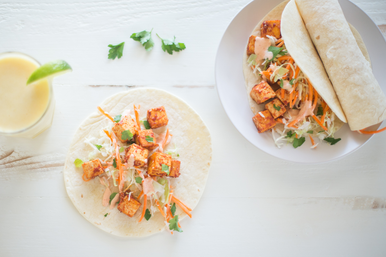 Banh Mi Tofu Tacos