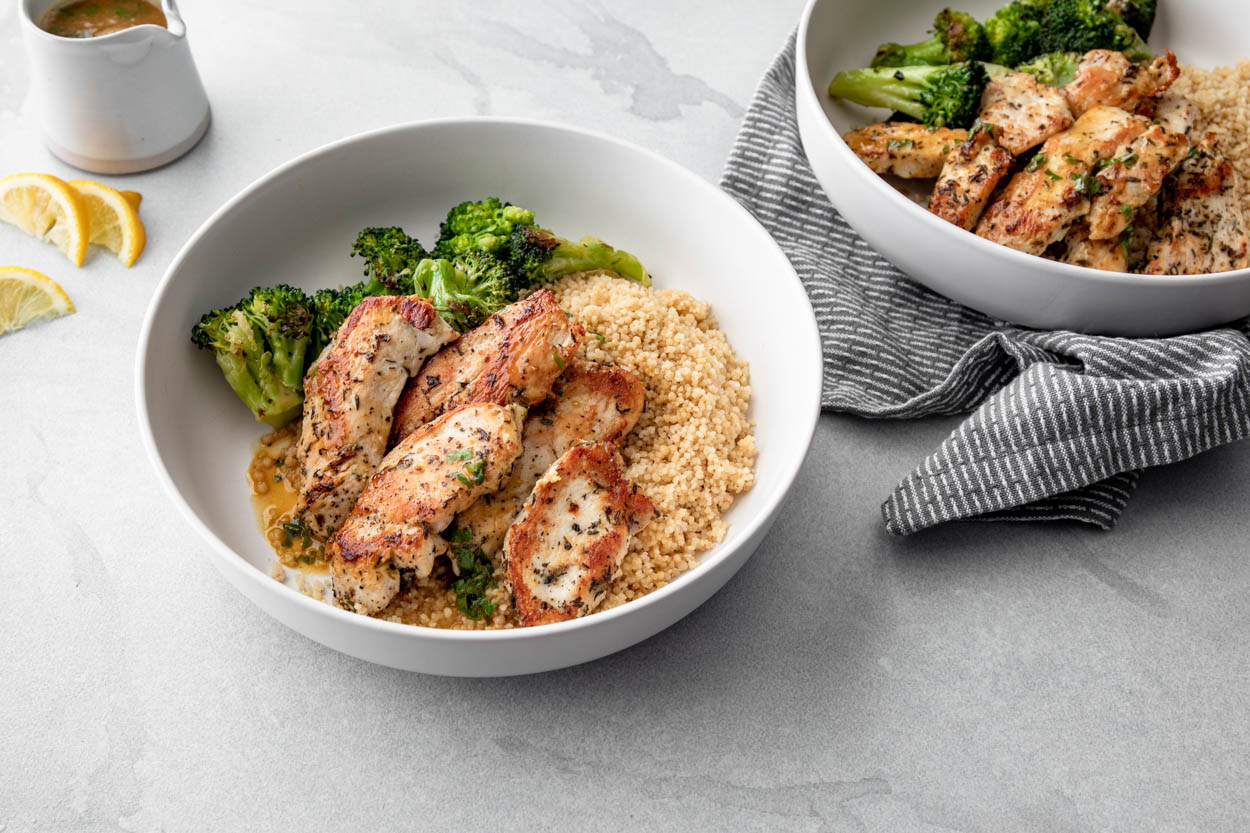Lemon-Garlic Chicken and Broccoli 