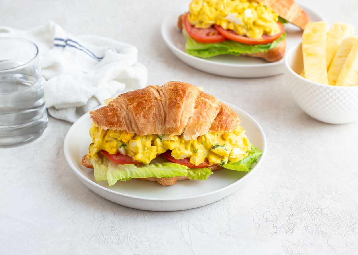Curried Egg Salad Sandwich