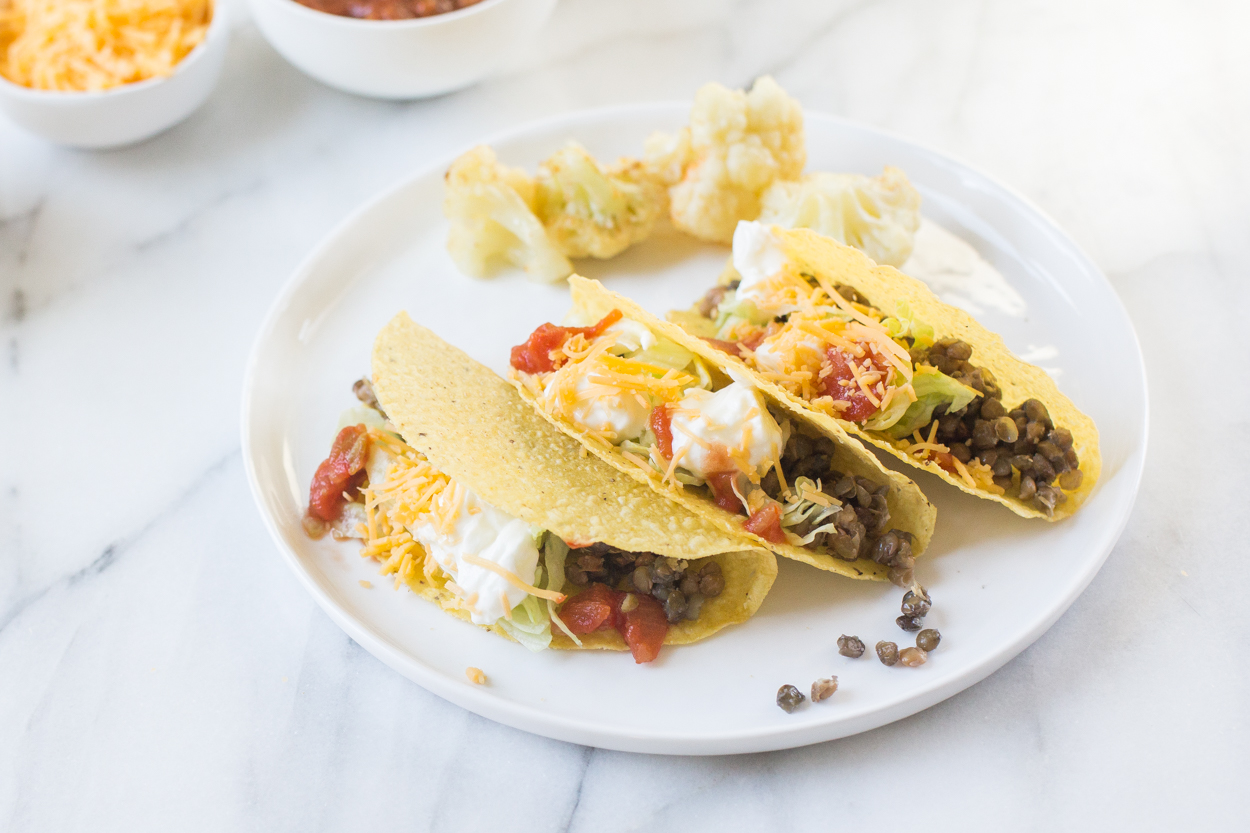 Crunchy Lentil Tacos