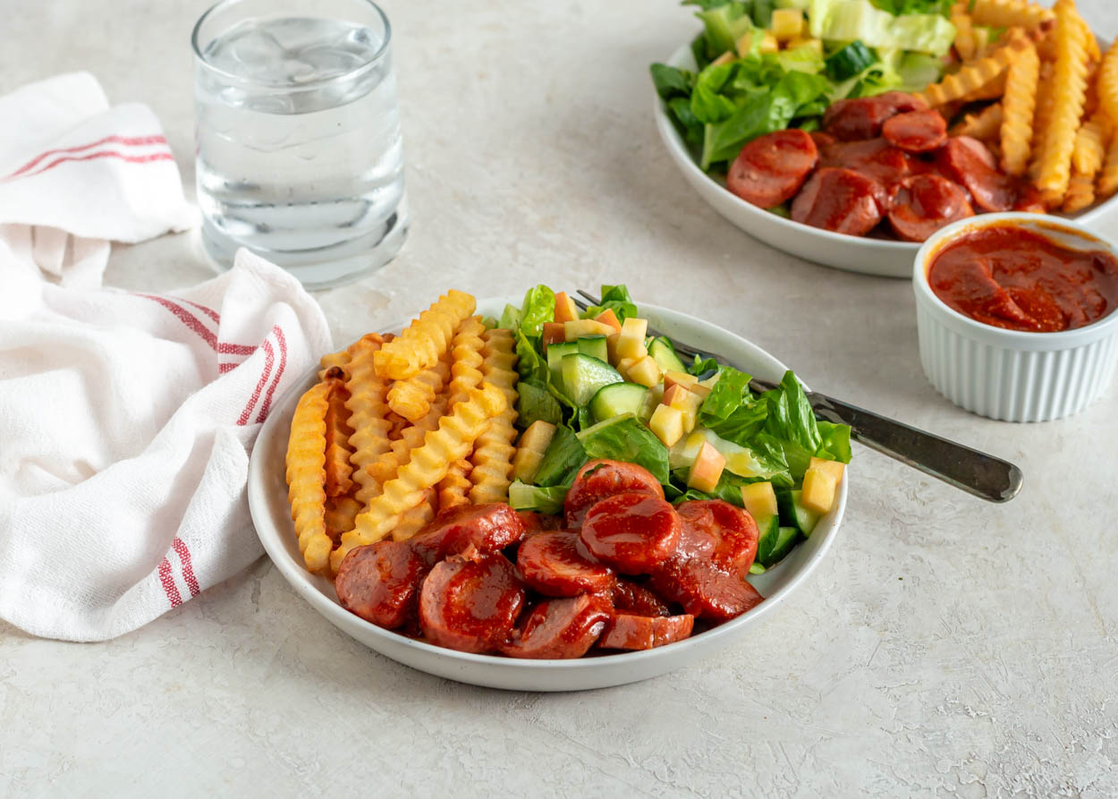 Currywurst with Fries