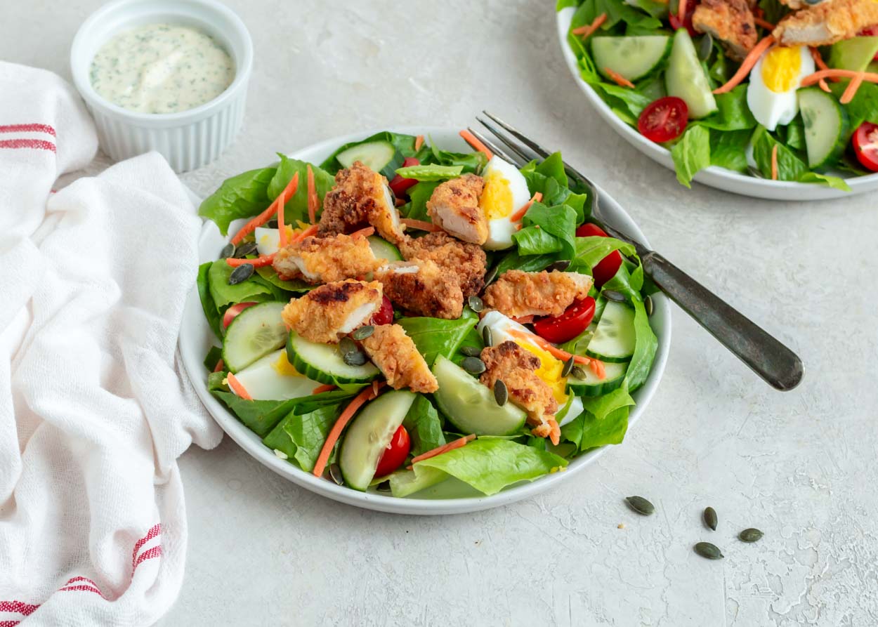 Shortcut Fried Chicken Salad