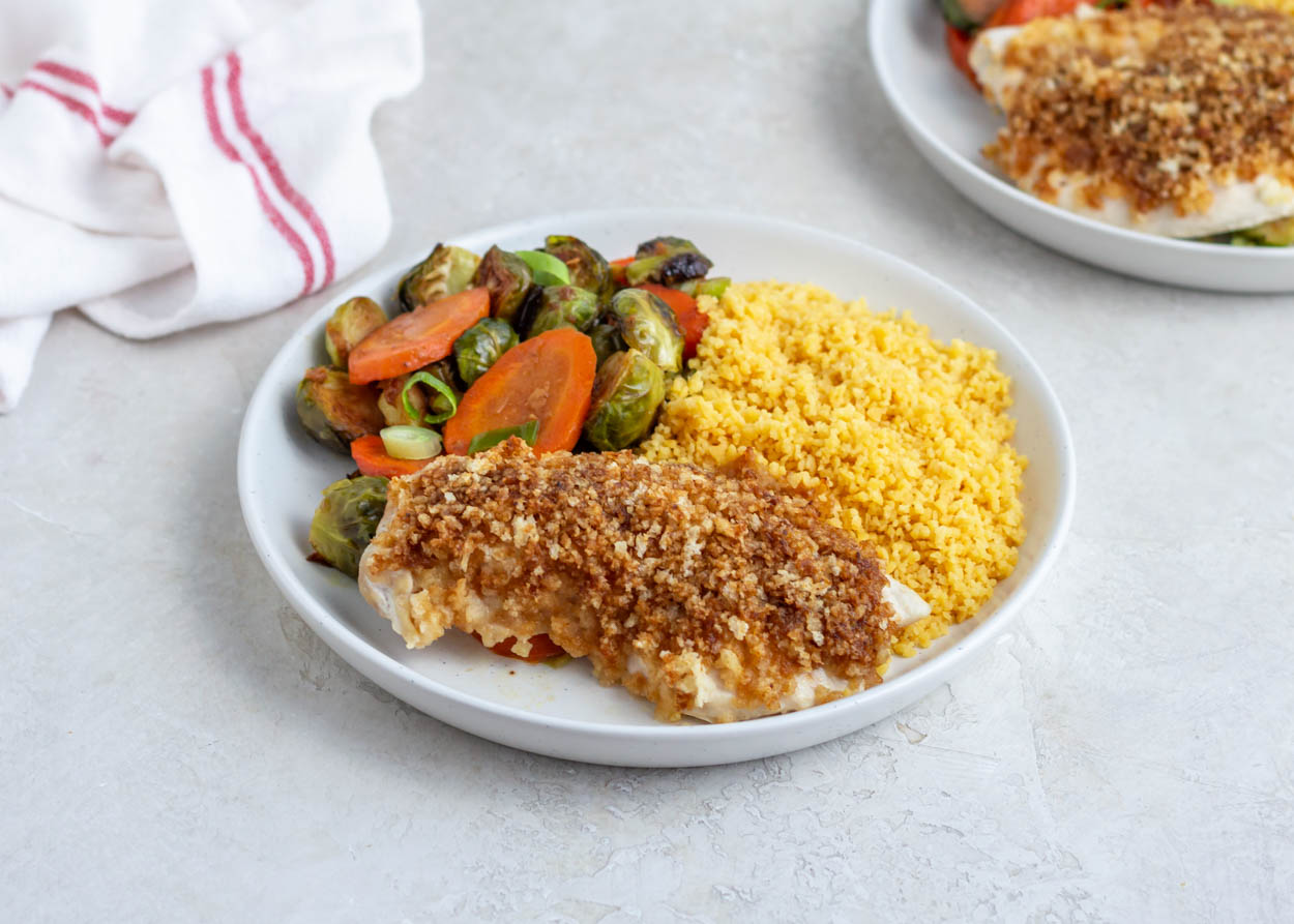 Miso-Maple Crusted Chicken Breasts