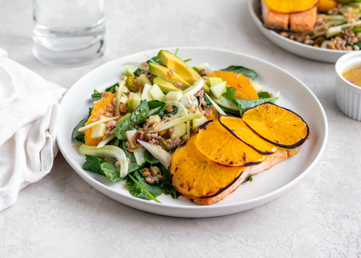 Citrus-Roasted Salmon Salad