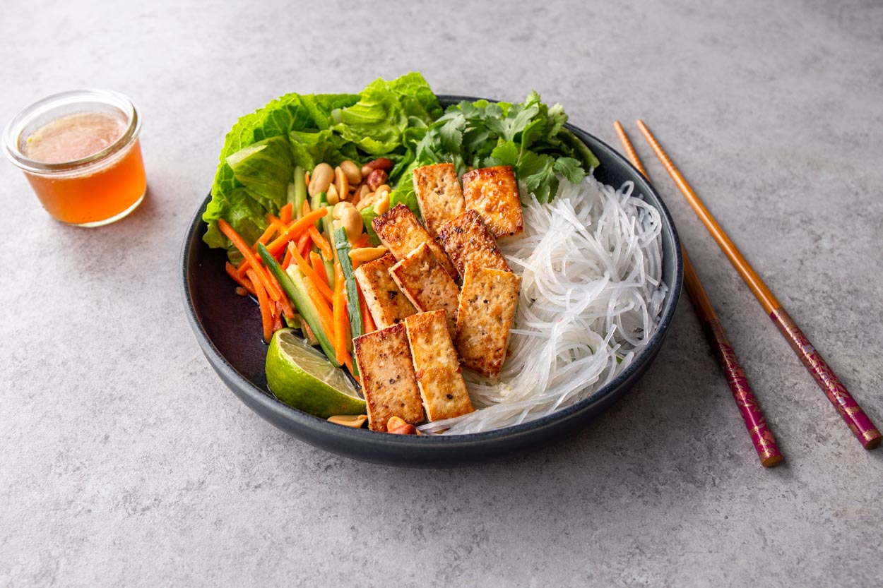 Lemongrass Tofu Vermicelli Bowl