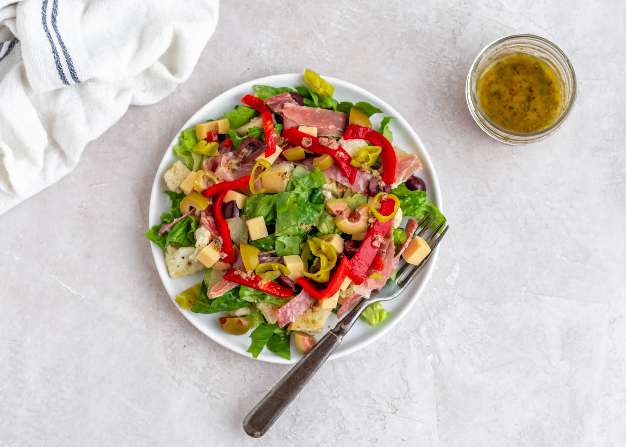 Muffuletta Chopped Salad