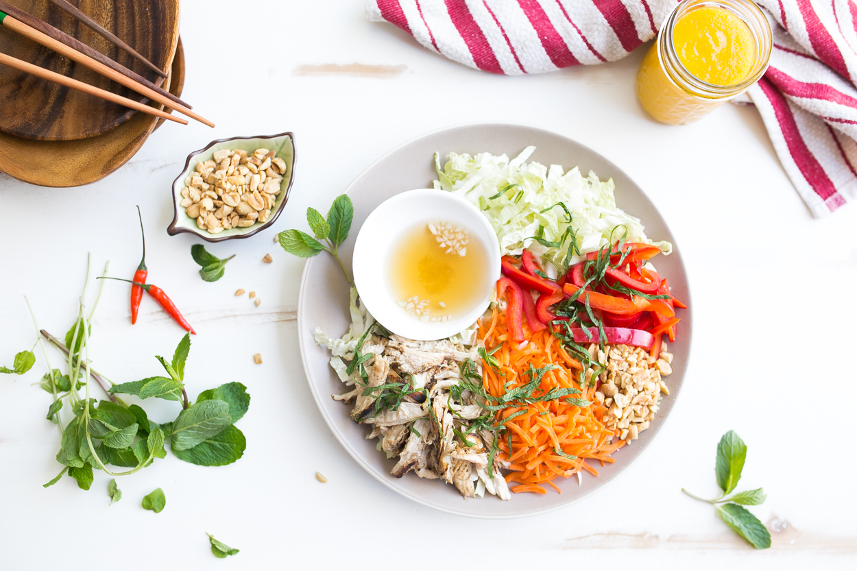 Vietnamese Rotisserie Chicken Salad