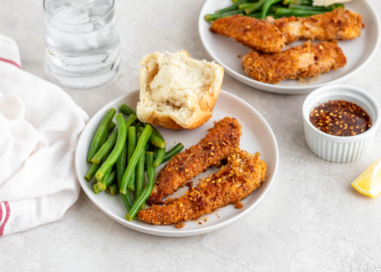 Hot Honey "Fried" Chicken Tenders