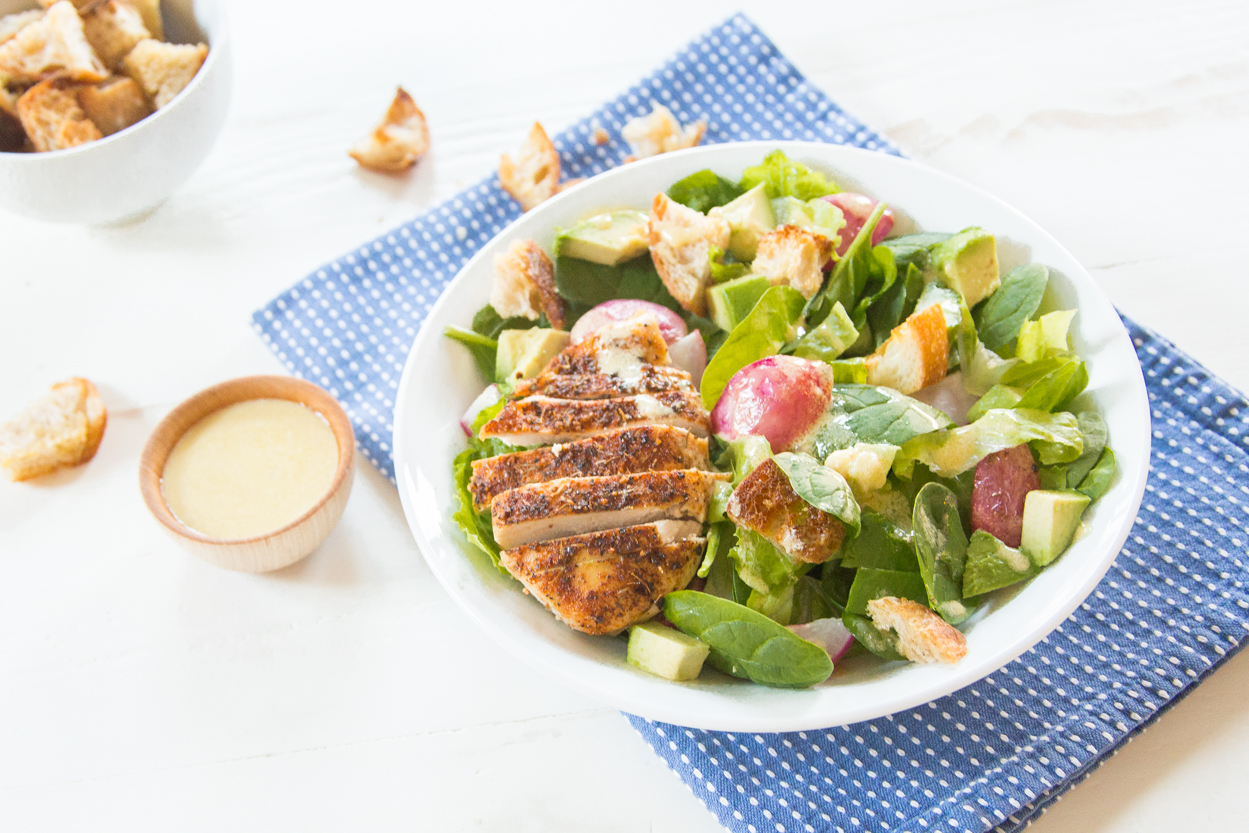 Blackened Chicken Caesar Salad