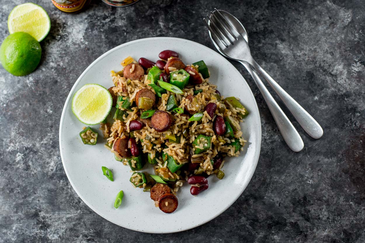 Cajun-Style Fried Dirty Rice 