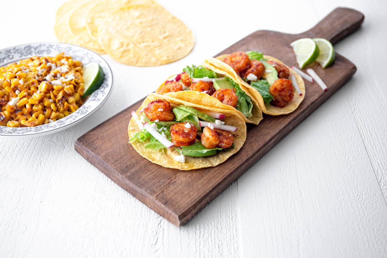 Honey-Chipotle Shrimp Tacos
