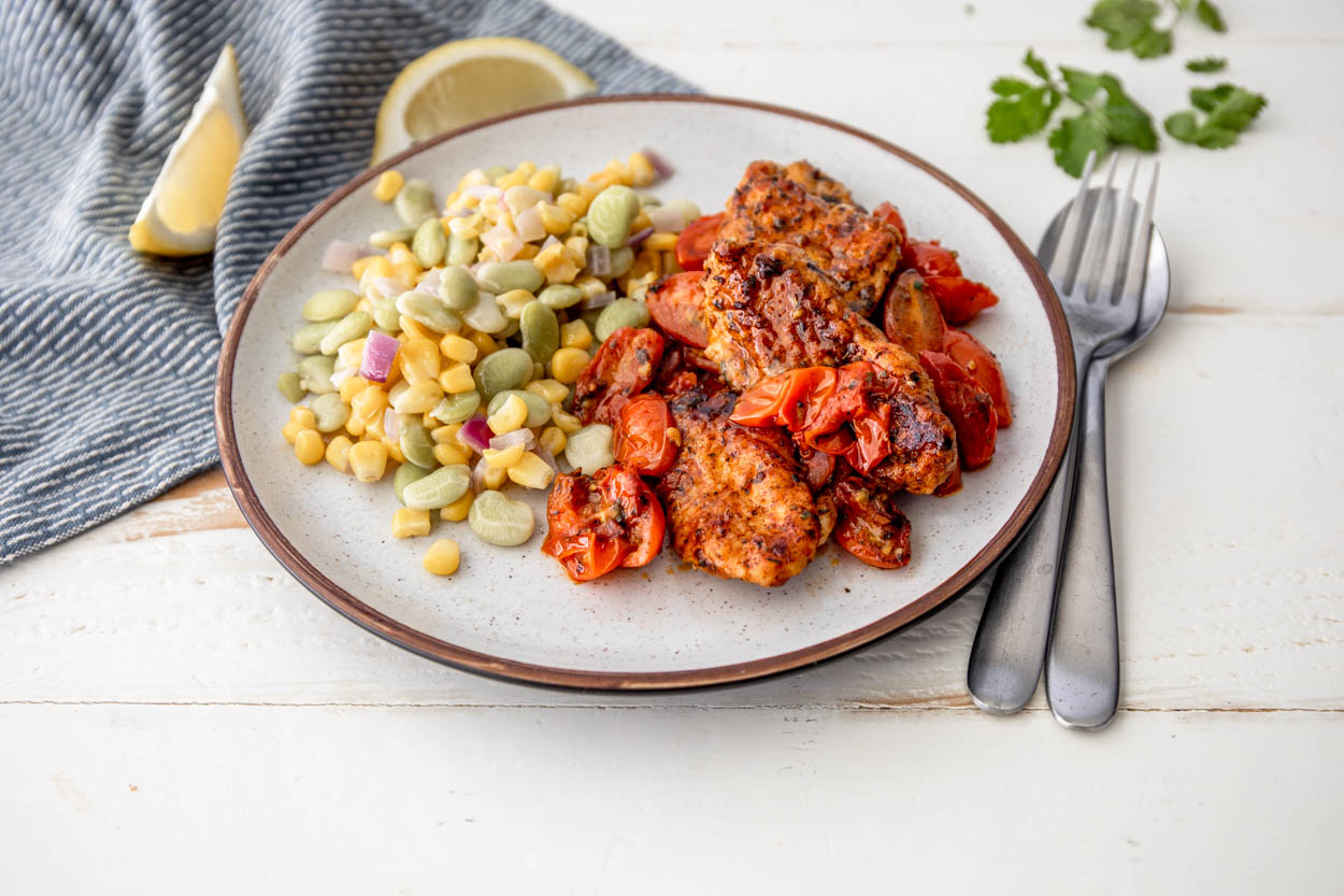 Chicken Cutlets with Tomato-Herb Pan Sauce