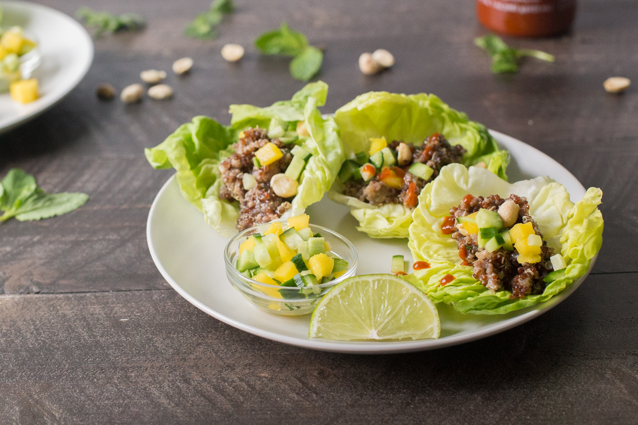 Thai Larb Lettuce Cups