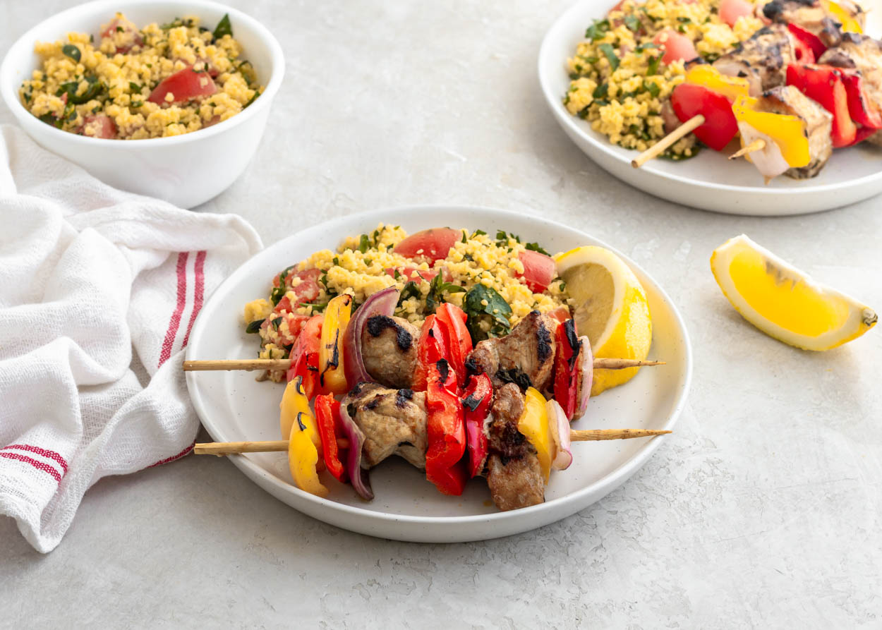 Pork and Bell Pepper Kebabs