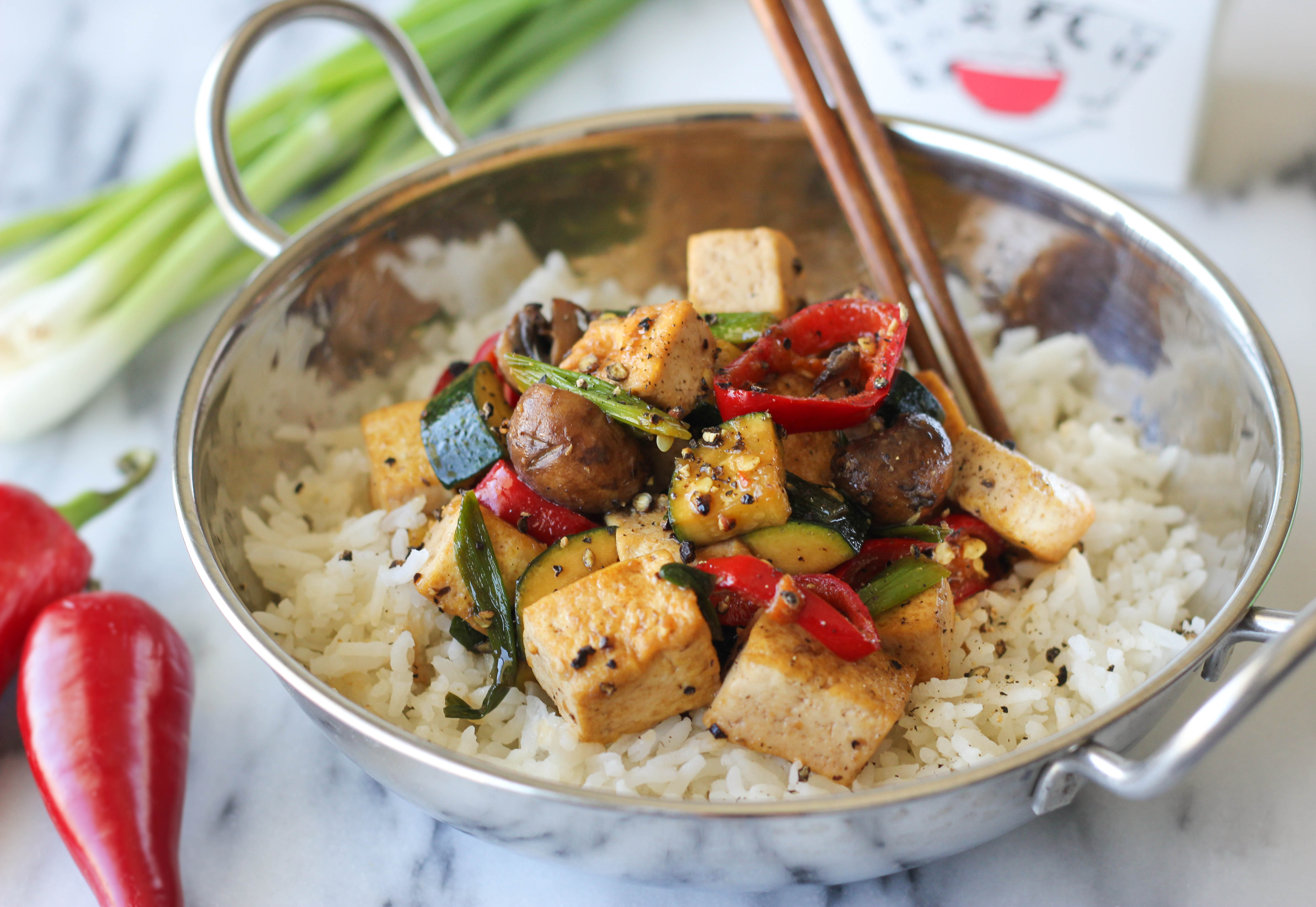 Black Pepper Tofu
