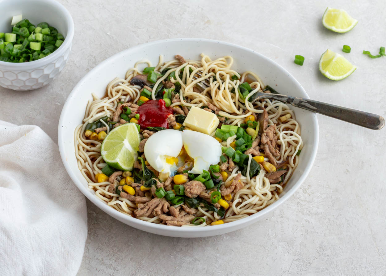 Pork and Mushroom Ramen