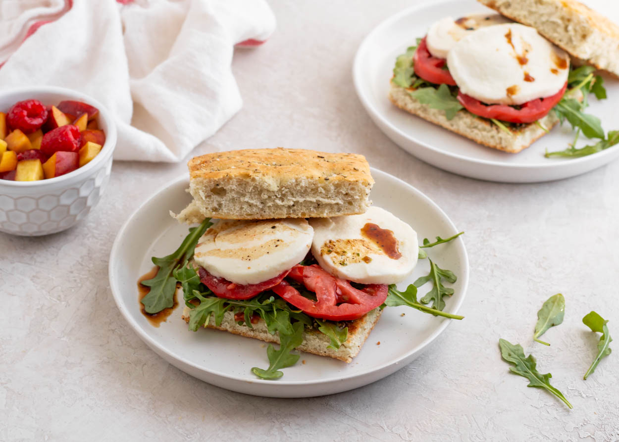 Focaccia Caprese Sandwich 
