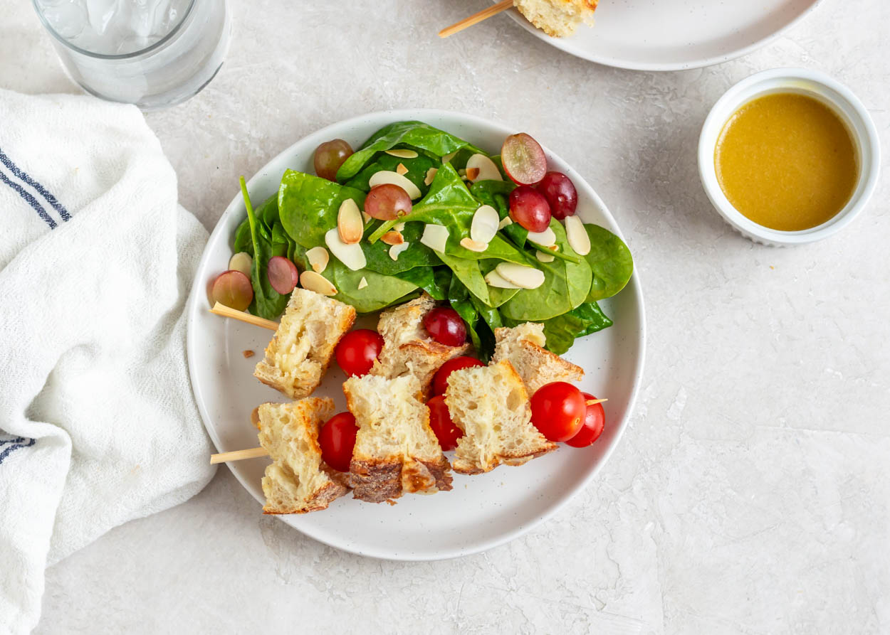 Sheet Pan Grilled Cheese Kebabs