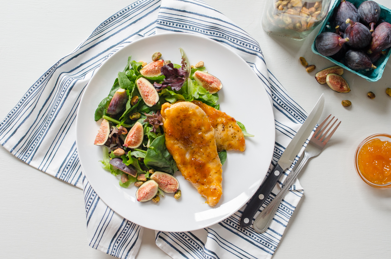 Ginger Apricot Glazed Chicken