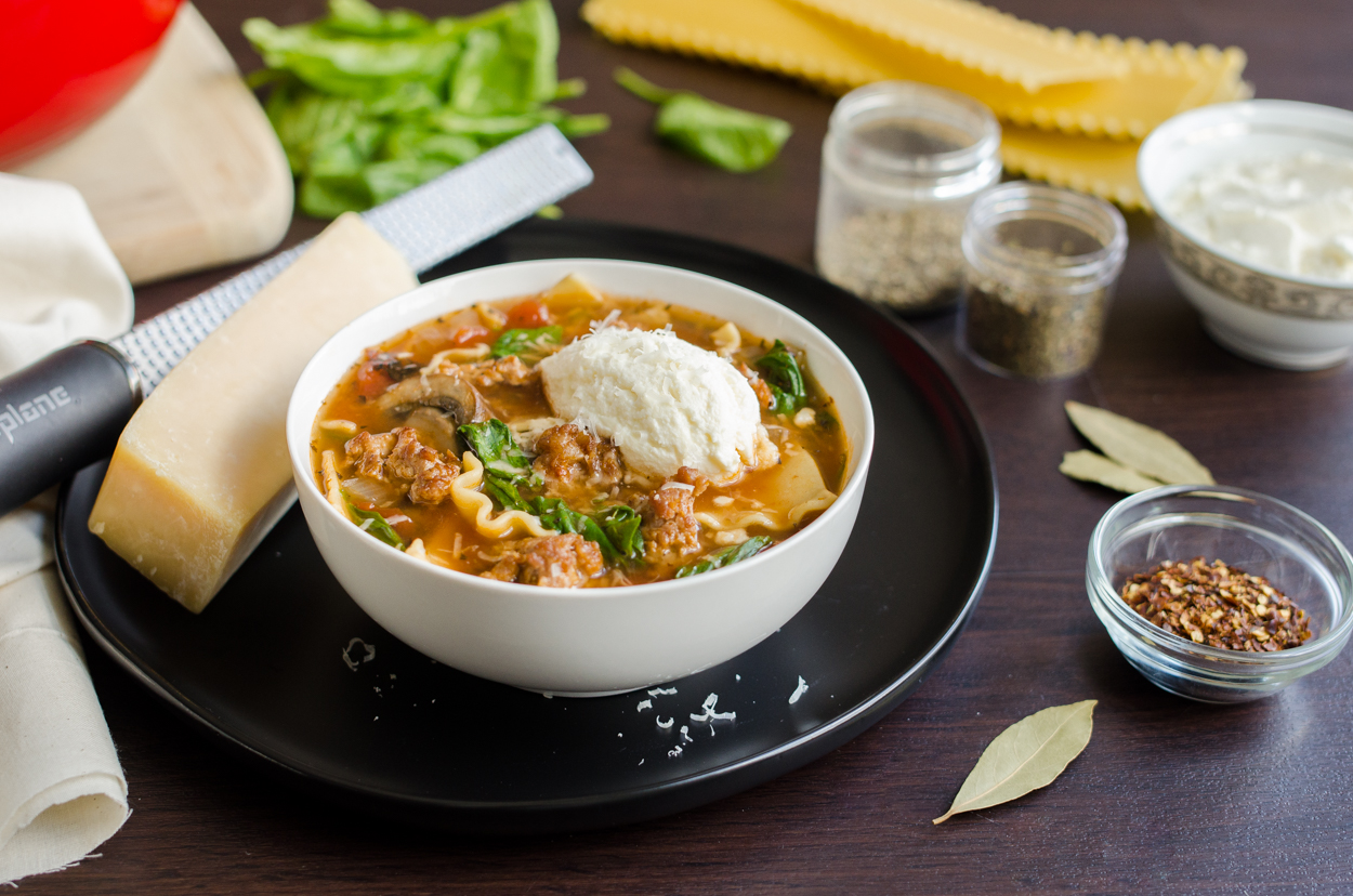 Lasagna Soup