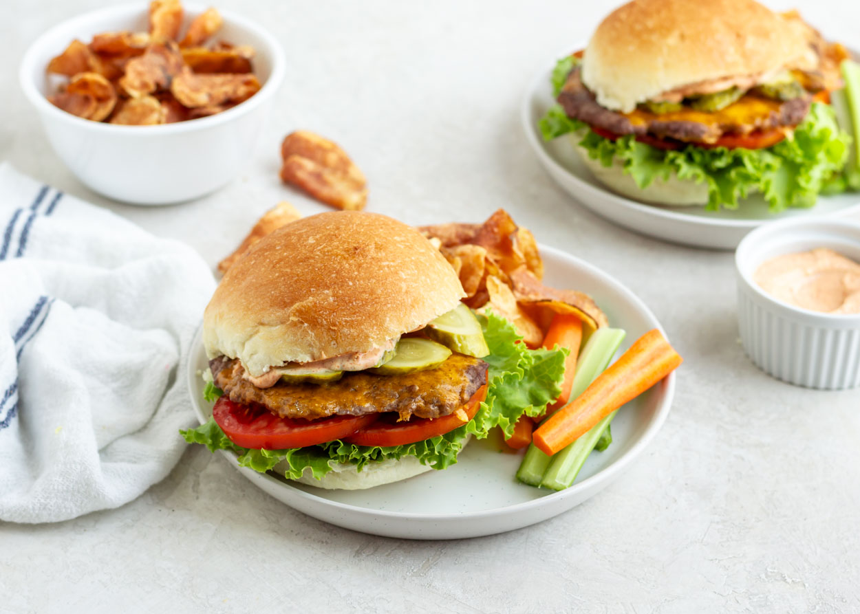 Sheet Pan Smash Burgers