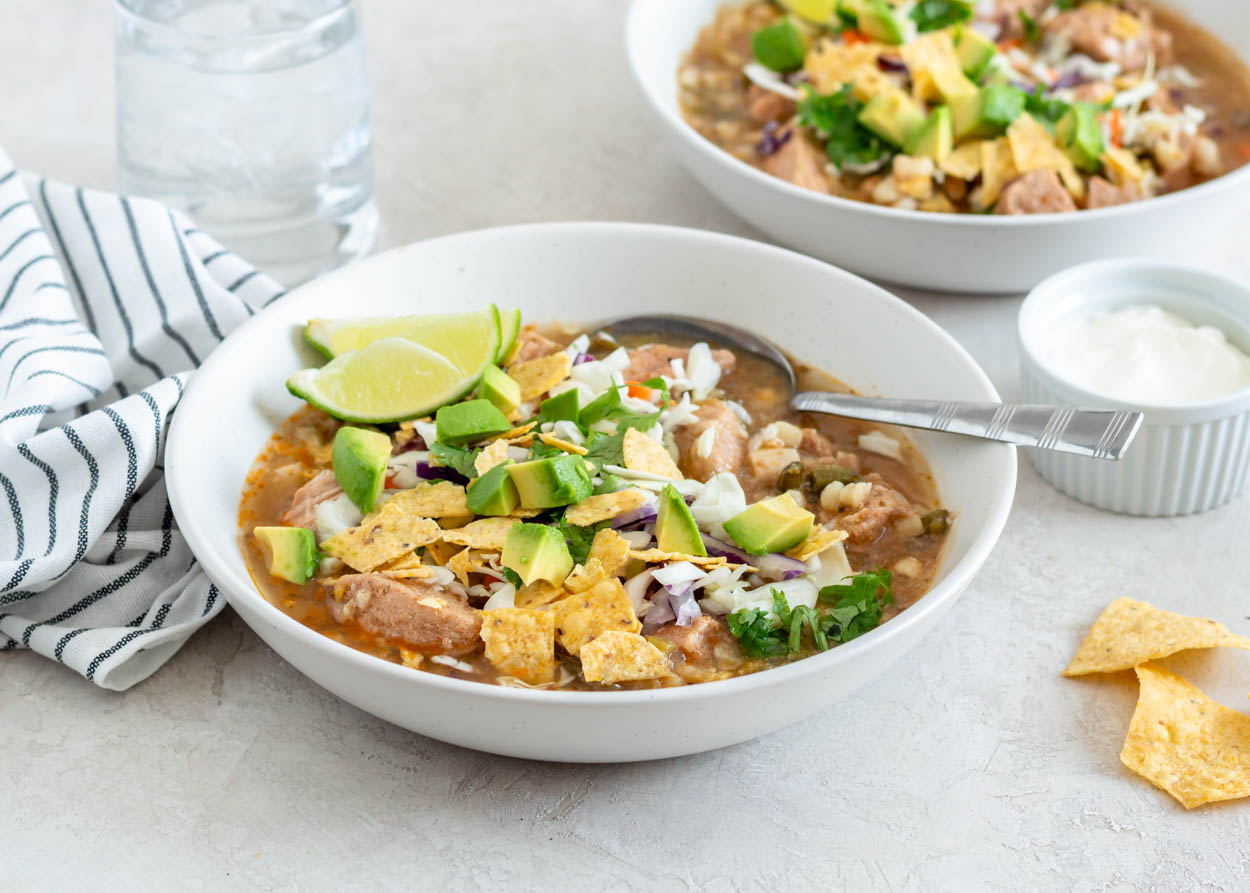 Slow Cooker (or not) Pork Pozole
