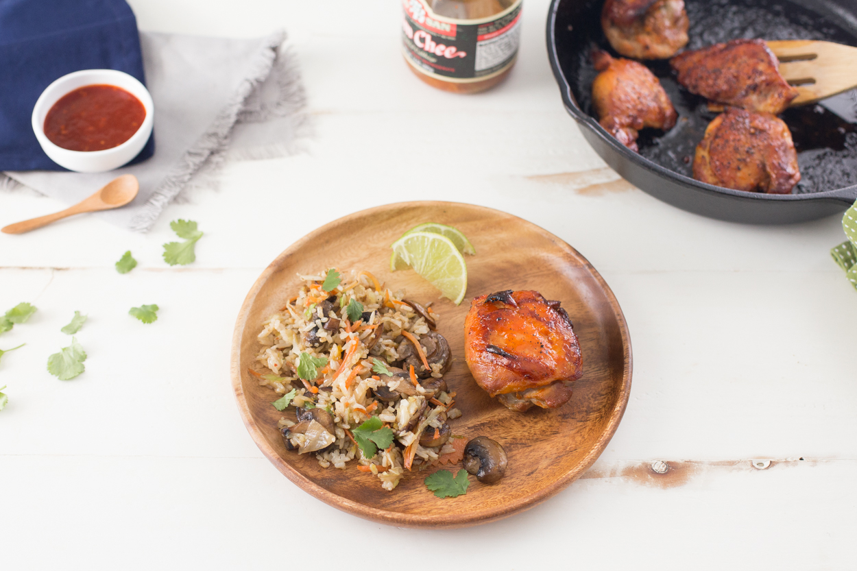 Korean Glazed Chicken Thighs