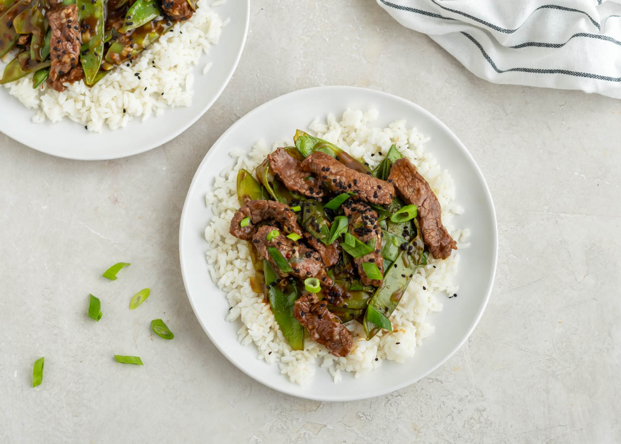 Asian Beef and Snow Peas