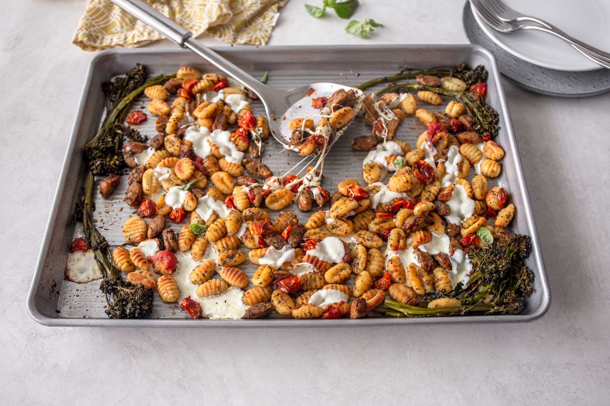 Sheet Pan Gnocchi with Sausage