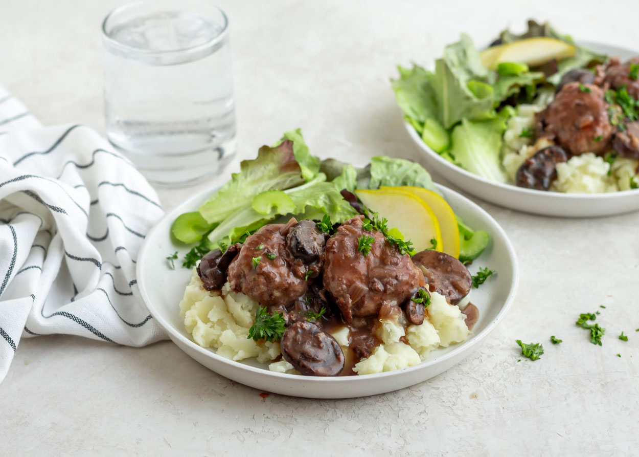 Coq au Vin Meatballs