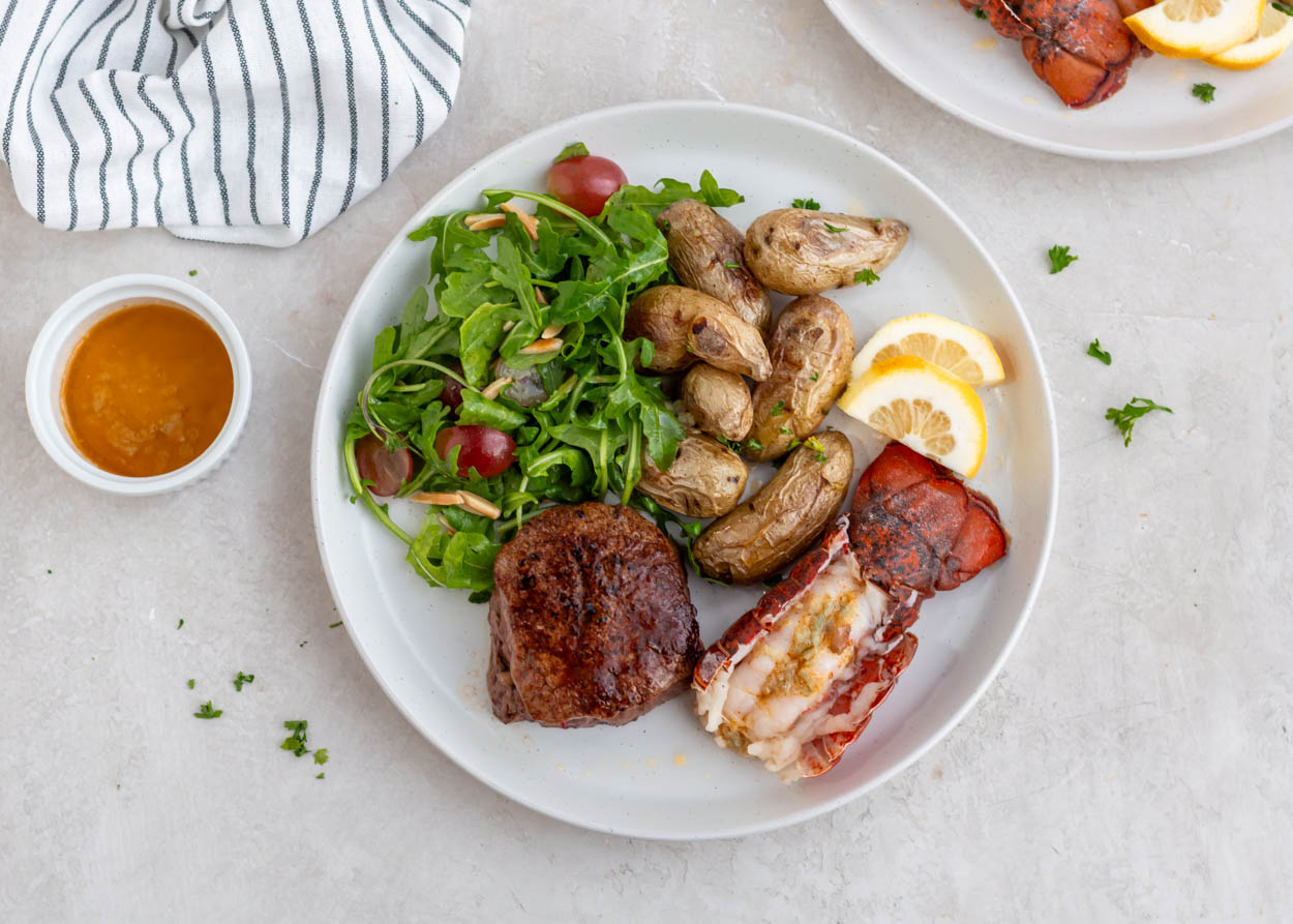 Celebration Surf and Turf (steak and lobster)