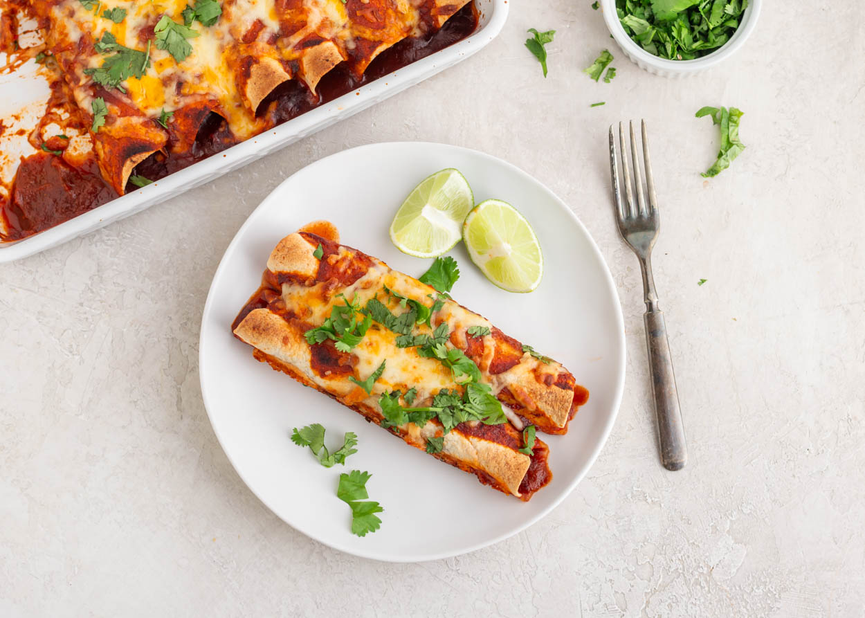 Rotisserie Chicken Enchiladas