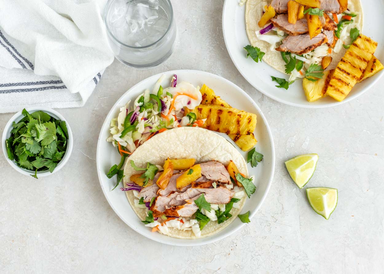 Grilled (or not) Adobo Pork Lettuce Wraps