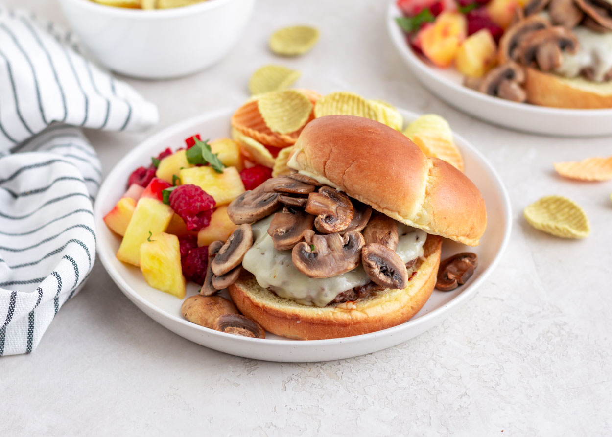 Mushroom Swiss Burger