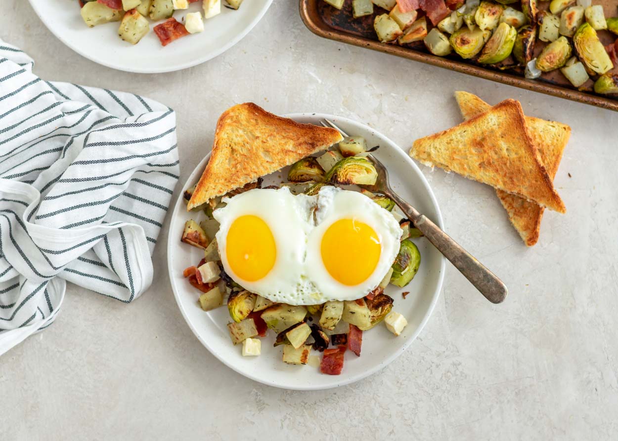 Potato and Brussels Breakfast Hash