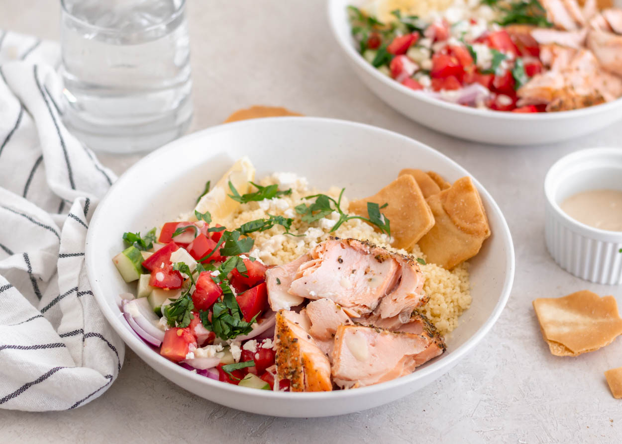Salmon Fattoush Bowl