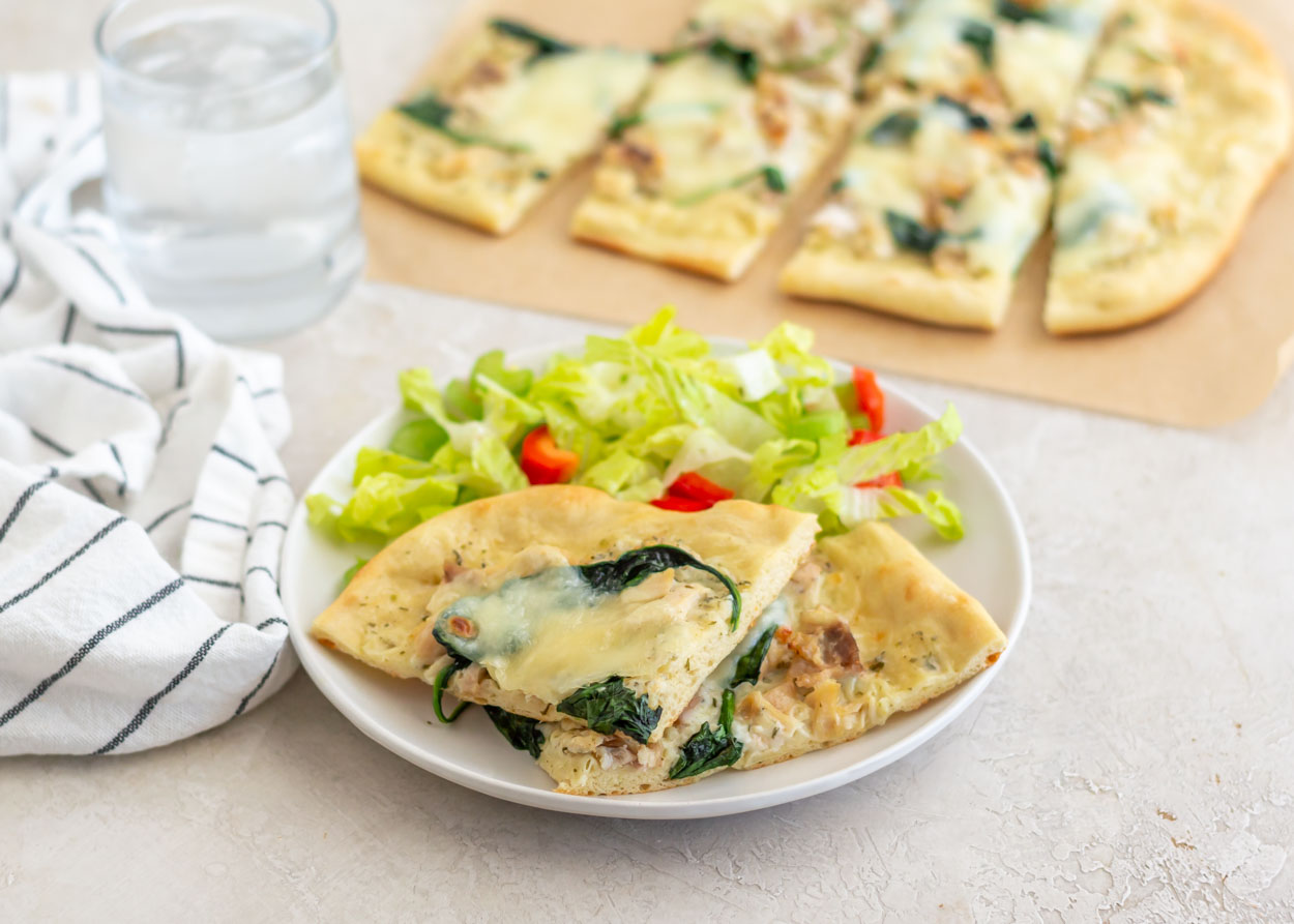 Chicken Florentine Pizza