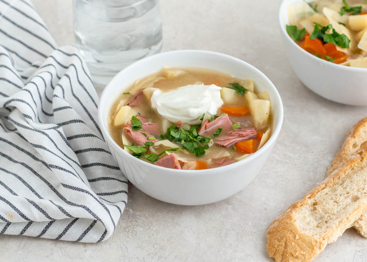 Pastrami and Cabbage Stew