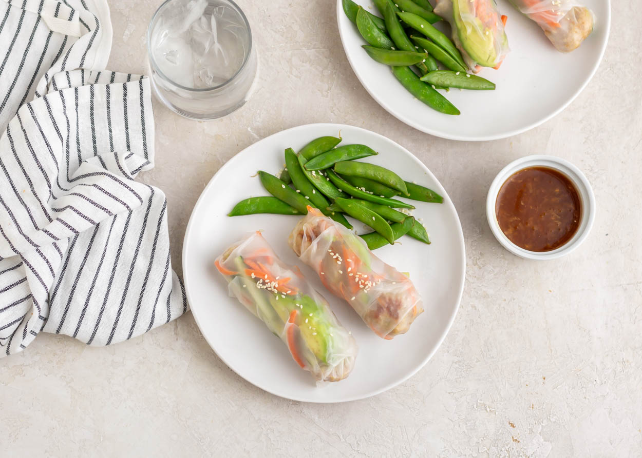 [Leftover] Teriyaki Meatball Summer Rolls