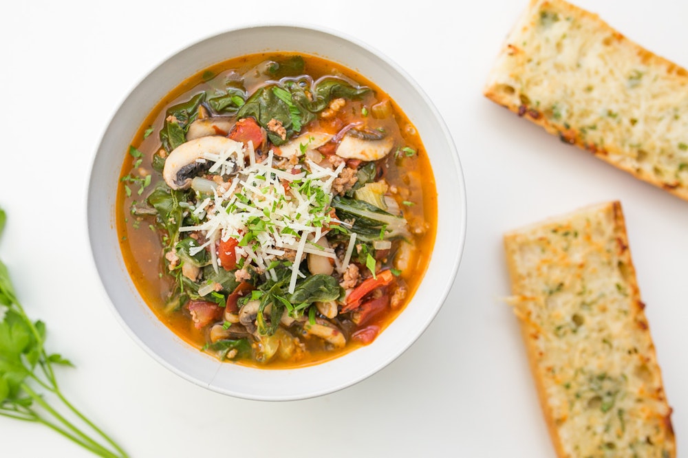 Italian Sausage and Chard White Bean Soup