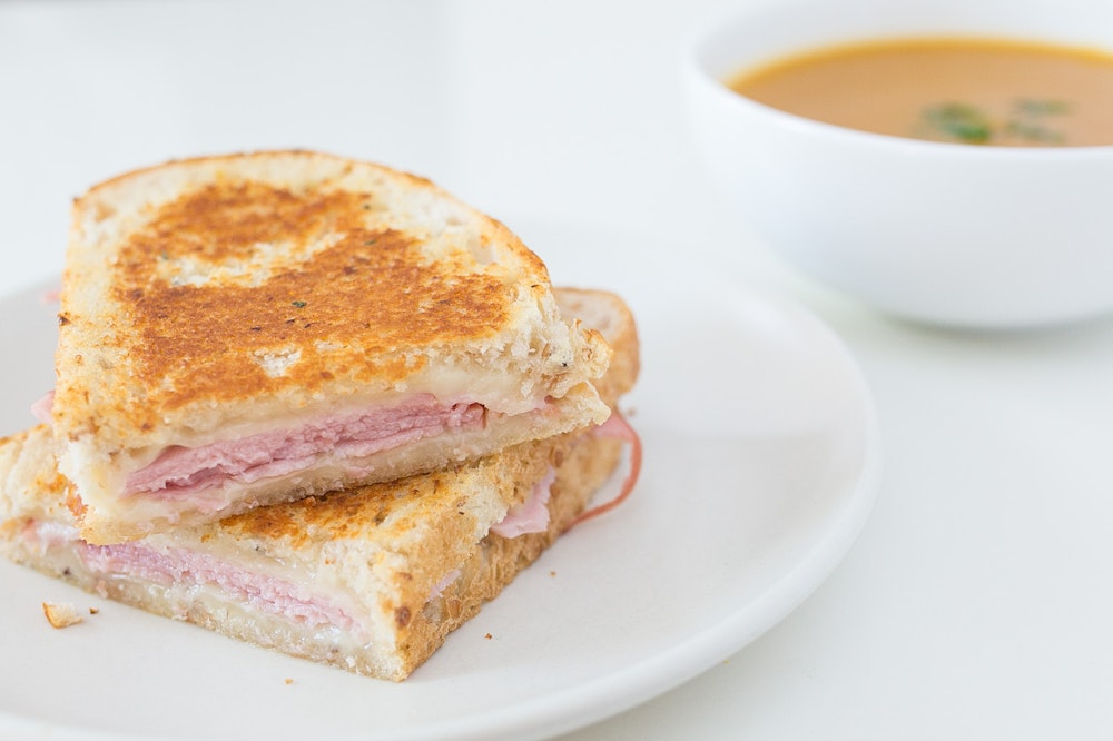 Grilled Ham and Cheese Sandwiches