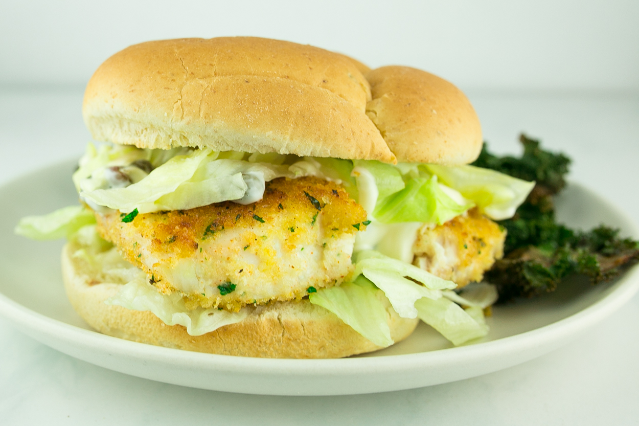 Panko-Crusted Fish Sandwiches
