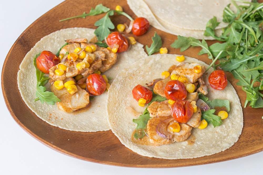 Spice-Roasted Fish Tacos