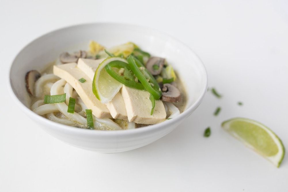 Green Curry 'Zoodle' Soup