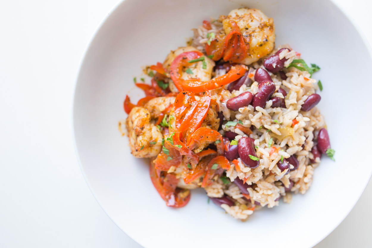 Cajun Shrimp and Bell Peppers		