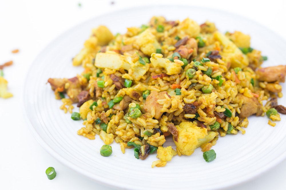 Indian Curried Fried Rice