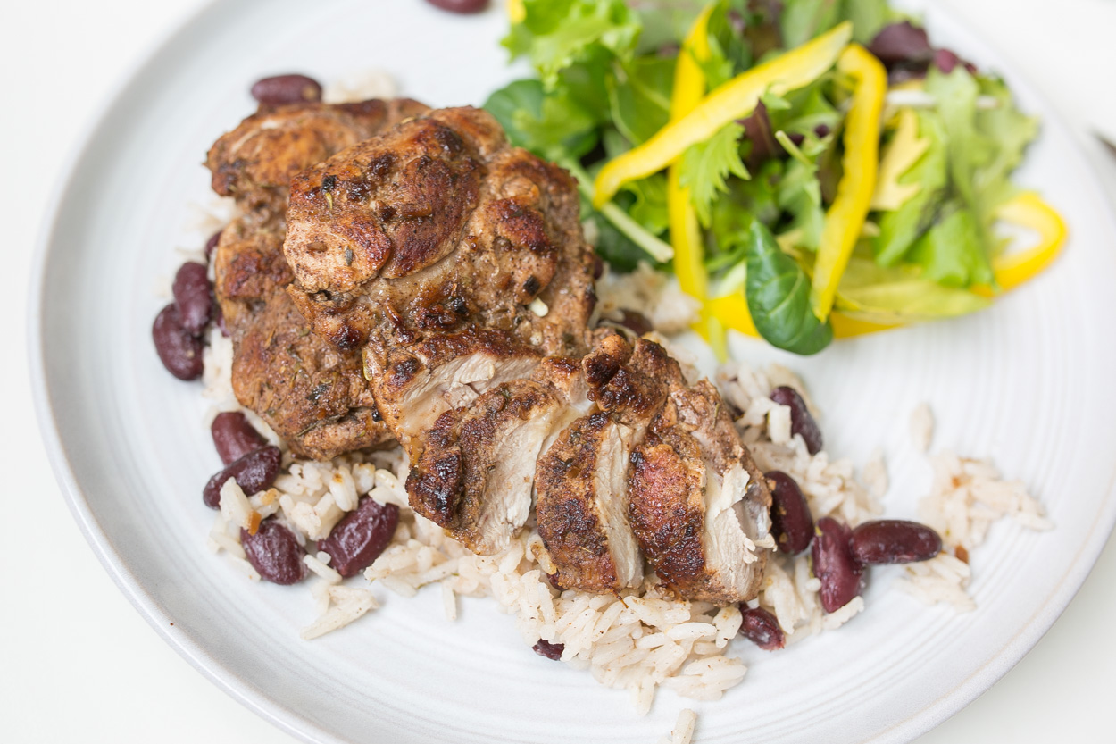 Jerk Chicken Thighs | from 3/9/15