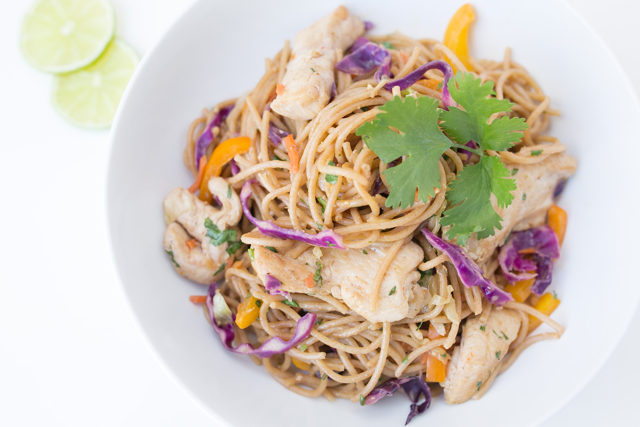 Thai Chicken Peanut Noodles