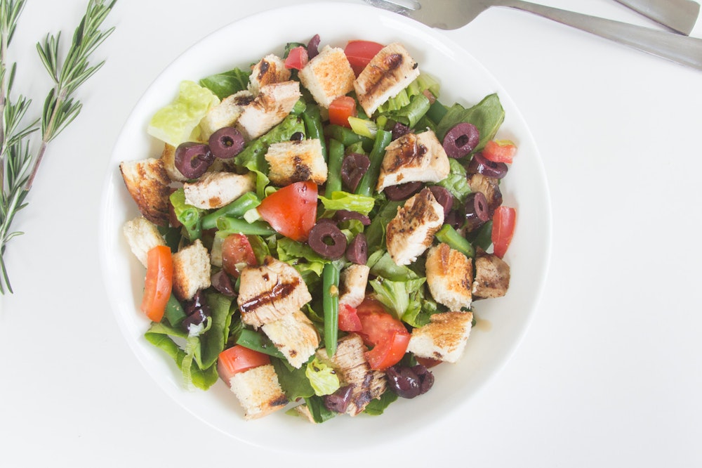 Grilled Rosemary-Balsamic Chicken Salad